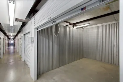 Interior of a storage unit